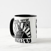 Schottischer Terrier-Agility Ein-Rahmen Tasse (Vorderseite Links)