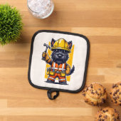 Schottischer Terrier Bauarbeiter Topflappen (Oben Unten)