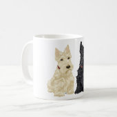Schottischer Terrier Becher Kaffeetasse (Vorderseite Links)