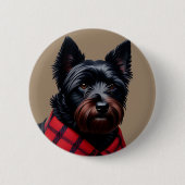 Schottischer Terrier Button (Vorderseite)