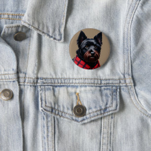 Schottischer Terrier Button