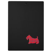 Schottischer Terrier Clipboard Klemmbrett (Rückseite)