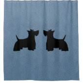 Schottischer Terrier-Duschvorhang Duschvorhang (Vorderseite)