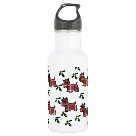 SCHOTTISCHER TERRIER EDELSTAHLFLASCHE (Vorderseite)