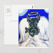 Schottischer Terrier Engel Postkarte (Vorne/Hinten)