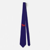 Schottischer Terrier-Feiertags-Schlips Krawatte (Vorderseite)