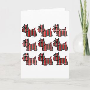 SCHOTTISCHER TERRIER FEIERTAGSKARTE