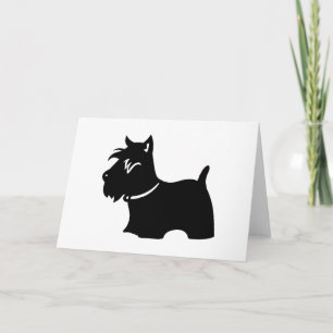 SCHOTTISCHER TERRIER FEIERTAGSKARTE