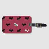 Schottischer Terrier-Gepäckanhänger Gepäckanhänger (Vorderseite (Horizontal))