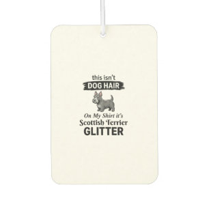 Schottischer Terrier Glitter Lustiges Hunde-Liebha Autolufterfrischer