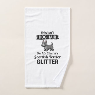 Schottischer Terrier Glitter Lustiges Hunde-Liebha Handtuch