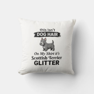 Schottischer Terrier Glitter Lustiges Hunde-Liebha Kissen