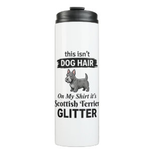 Schottischer Terrier Glitter Lustiges Hunde-Liebha Thermosbecher