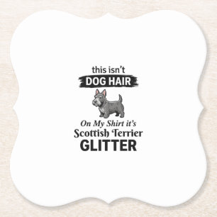 Schottischer Terrier Glitter Lustiges Hunde-Liebha Untersetzer