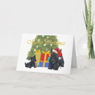 Schottischer Terrier-Grußkarte Karte