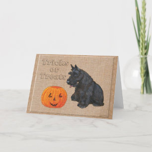 Schottischer Terrier Grußkarte Karte
