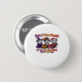 Schottischer Terrier Halloween Erntedankfest Weihn Button (Vorne & Hinten)