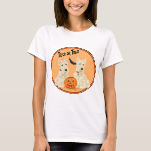 Schottischer Terrier Halloween T-Shirt