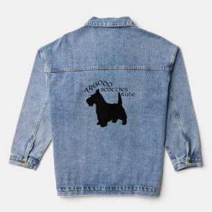 Schottischer Terrier Jeansjacke