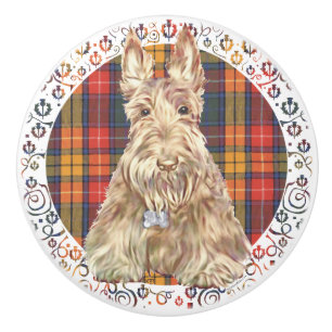 Schottischer Terrier Keramikknauf