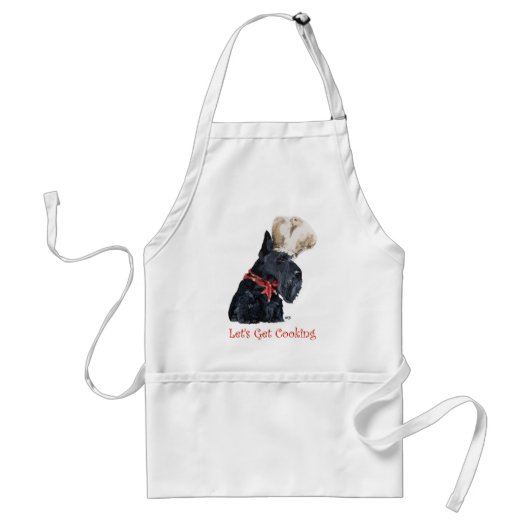 Schottischer Terrier Koch Schürze (Vorne)