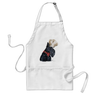 Schottischer Terrier Koch Schürze