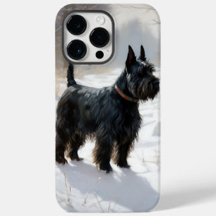 Schottischer Terrier Lass es schneien Weihnachten Case-Mate iPhone 14 Pro Max Hülle