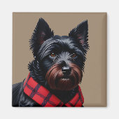 Schottischer Terrier Magnet (Vorne)