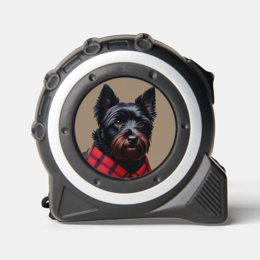 Schottischer Terrier Maßband (Vorderseite)