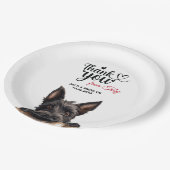 Schottischer Terrier Pappteller (Schrägansicht)
