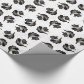 Schottischer Terrier Partei Geschenkpapier (Ecke)