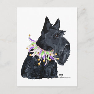 Schottischer Terrier Party Tier Einladungspostkarte