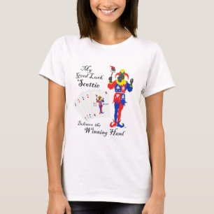 Schottischer Terrier Poker Viel Glück T-Shirt