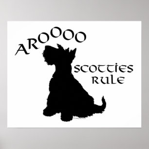 Schottischer Terrier Poster