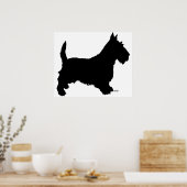 Schottischer Terrier Poster (Küche)