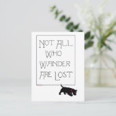 Schottischer Terrier Postkarte (Stehend Vorderseite)