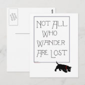 Schottischer Terrier Postkarte (Vorne/Hinten)