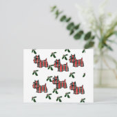 SCHOTTISCHER TERRIER POSTKARTE (Stehend Vorderseite)