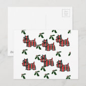 SCHOTTISCHER TERRIER POSTKARTE (Vorne/Hinten)