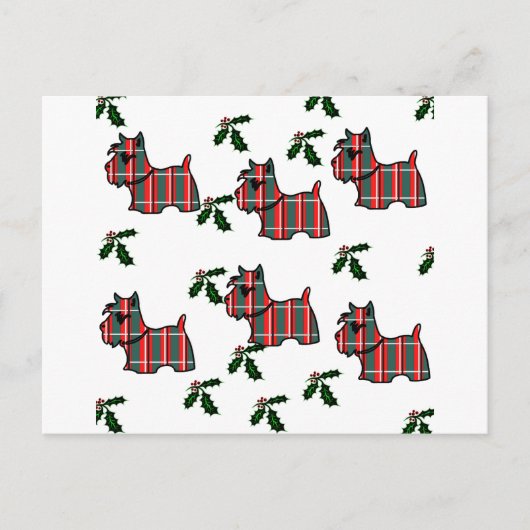 SCHOTTISCHER TERRIER POSTKARTE (Vorderseite)