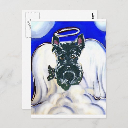 Schottischer Terrier Postkarte (Vorne/Hinten)