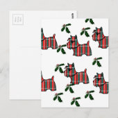 SCHOTTISCHER TERRIER POSTKARTE (Vorne/Hinten)