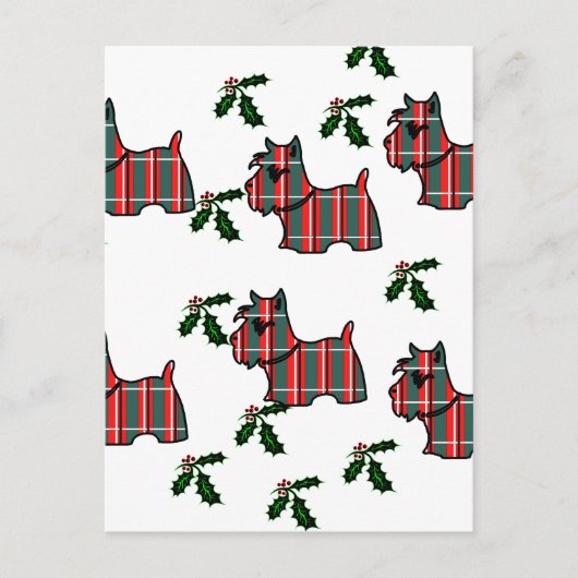 SCHOTTISCHER TERRIER POSTKARTE (Vorderseite)