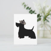 Schottischer Terrier Postkarte (Stehend Vorderseite)