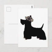 Schottischer Terrier Postkarte (Vorne/Hinten)