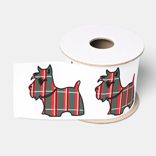 SCHOTTISCHER TERRIER RIPSBAND (Spule)