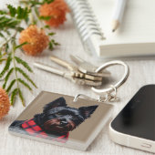 Schottischer Terrier Schlüsselanhänger (Vorderseite rechts)