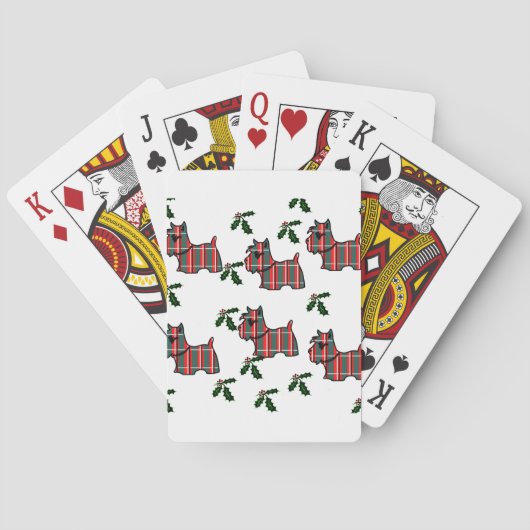SCHOTTISCHER TERRIER SPIELKARTEN (Rückseite)