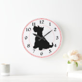 Schottischer Terrier Uhr (Zuhause)
