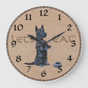 Schottischer Terrier Uhr